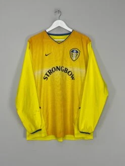 2002/03 LEEDS UNITED L/S AWAY SHIRT (L) NIKE(2002 03 Leeds United L S Away Shirt L Nike35)