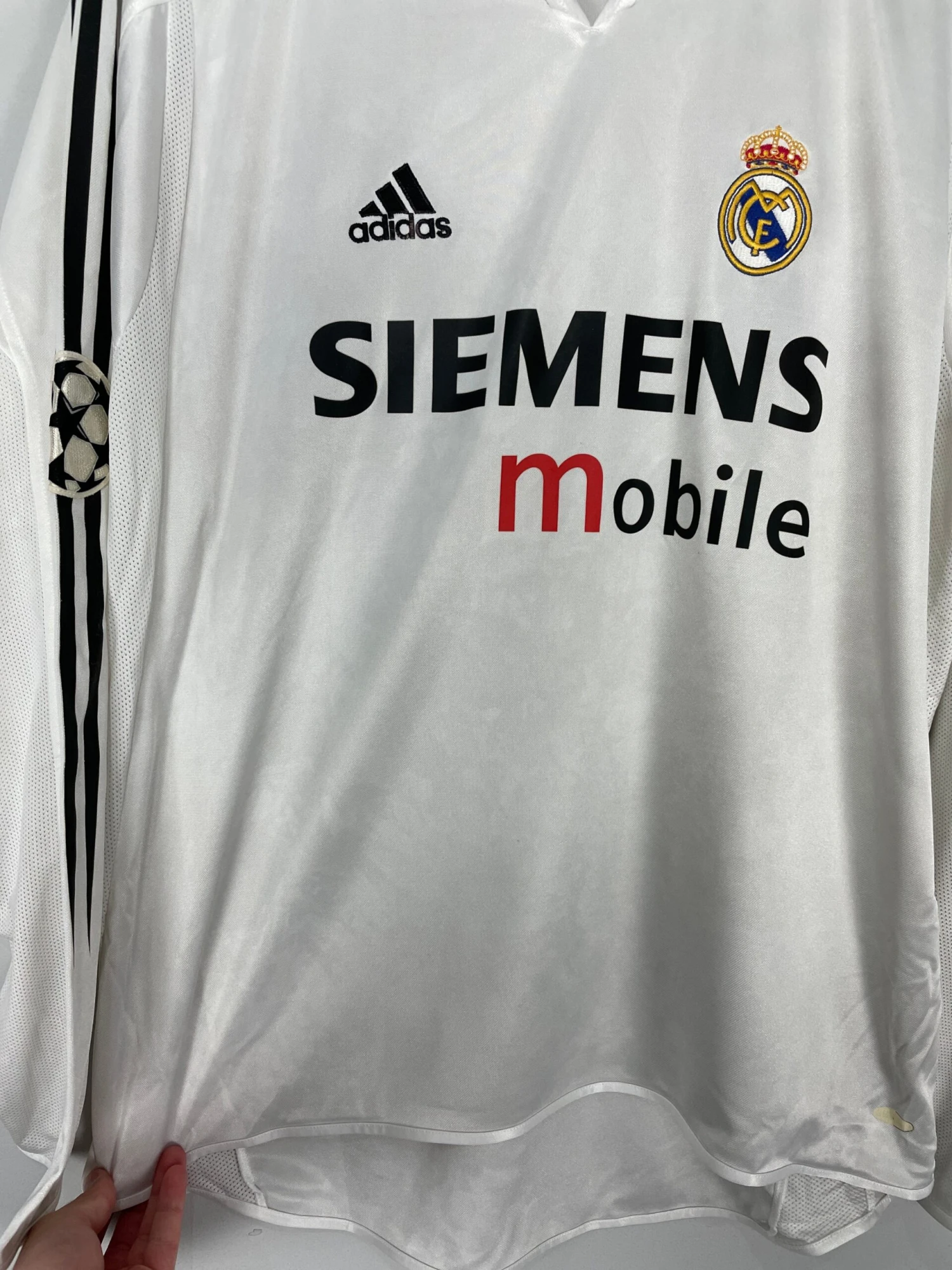 2004/05 REAL MADRID RONALDO #9 L/S C/L HOME SHIRT (L) ADIDAS(2004 05 Real Madrid Ronaldo 9 L S C L Home Shirt L Adidas3) 8 2004/05 REAL MADRID RONALDO #9 L/S C/L HOME SHIRT (L) ADIDAS(2004 05 Real Madrid Ronaldo 9 L S C L Home Shirt L Adidas3) - Image 6