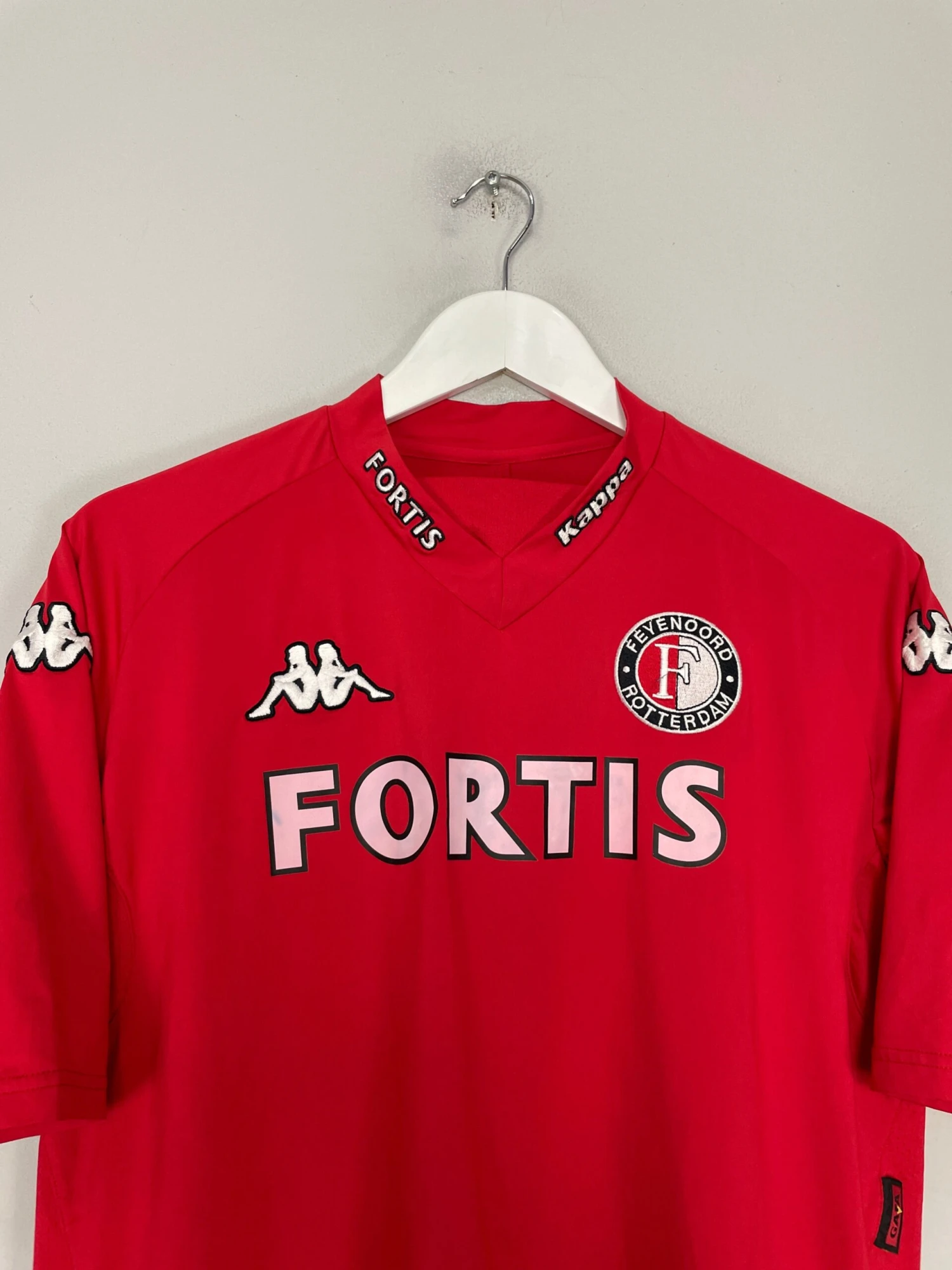 2006/07 FEYENOORD TRAINING SHIRT (M) KAPPA(2006 07 Feyenoord Home Shirt M Kappa24) 4 2006/07 FEYENOORD TRAINING SHIRT (M) KAPPA(2006 07 Feyenoord Home Shirt M Kappa24) - Image 2