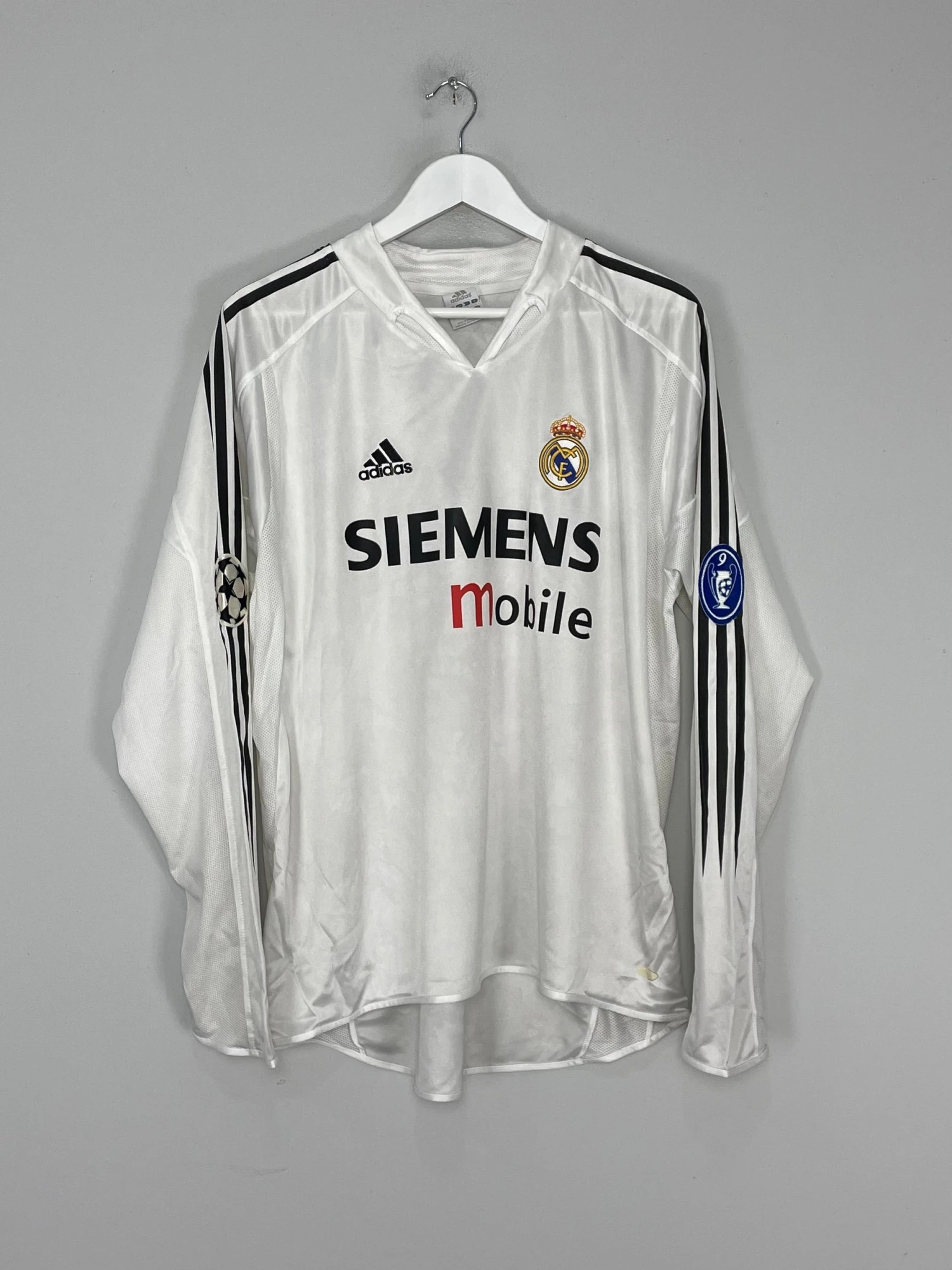 2004/05 REAL MADRID RONALDO #9 L/S C/L HOME SHIRT (L) ADIDAS(2004 05 Real Madrid Ronaldo 9 L S C L Home Shirt L Adidas3) 6 2004/05 REAL MADRID RONALDO #9 L/S C/L HOME SHIRT (L) ADIDAS(2004 05 Real Madrid Ronaldo 9 L S C L Home Shirt L Adidas3) - Image 4