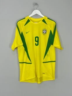 2002/04 BRAZIL RONALDO #9 HOME SHIRT (M) NIKE(2002 04 Brazil Ronaldo 9 Home Shirt M Nike64) -Cultkits Shop IMG 3610 f2ce9ae4 f14e 4054 b07f bd4246794e3c