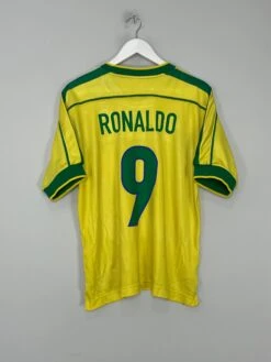 1998/00 BRAZIL RONALDO #9 HOME SHIRT (M) NIKE(1998 00 Brazil Ronaldo 9 Home Shirt M Nike32535)