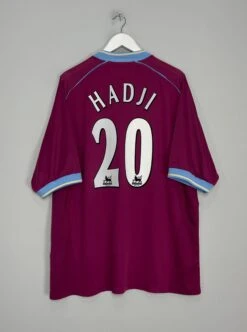 2001/02 ASTON VILLA HADJI #21 HOME SHIRT (XXL) DIADORA(2001 02 Aston Villa Hadji 21 Home Shirt Xxl Diadora)