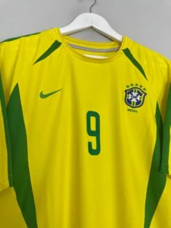 2002/04 BRAZIL RONALDO #9 HOME SHIRT (XL) NIKE(2002 04 Brazil Ronaldo 9 Home Shirt Xl Nike) -Cultkits Shop IMG 3666