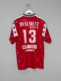 1998/99 ROYAL EXCEL MOUSCRON #13 HOME SHIRT (L) KELME(1998 99 Royal Excel Mouscron 13 Home Shirt L Kelme4) -Cultkits Shop IMG 3706