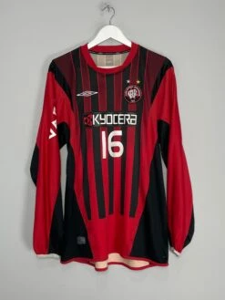 2005 ATHLETICO PARANAENSE #16 L/S HOME SHIRT (XXL) UMBRO(2005 Athletico Paranaense 16 L S Home Shirt Xxl Umbro45364)