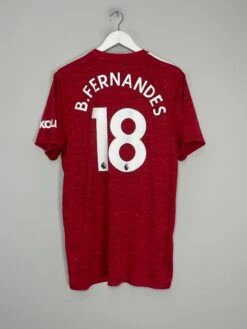 2020/21 MANCHESTER UNITED B.FERNANDES #18 HOME SHIRT (XL) ADIDAS(2020 21 Manchester United B Fernandes 18 Home Shirt Xl Adidas6342)
