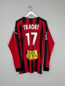 2004/05 NICE TRAORE #17 L/S *MATCH ISSUE* HOME SHIRT (XL) PUMA(2004 05 Nice Traore 17 L S Home Shirt Xl Puma46)