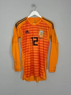 2018/19 ARGENTINA ARMANI #12 *PLAYER ISSUE* GK SHIRT (S) ADIDAS(2018 19 Argentina Armani 12 Player Issue Gk Shirt S Adidas77)