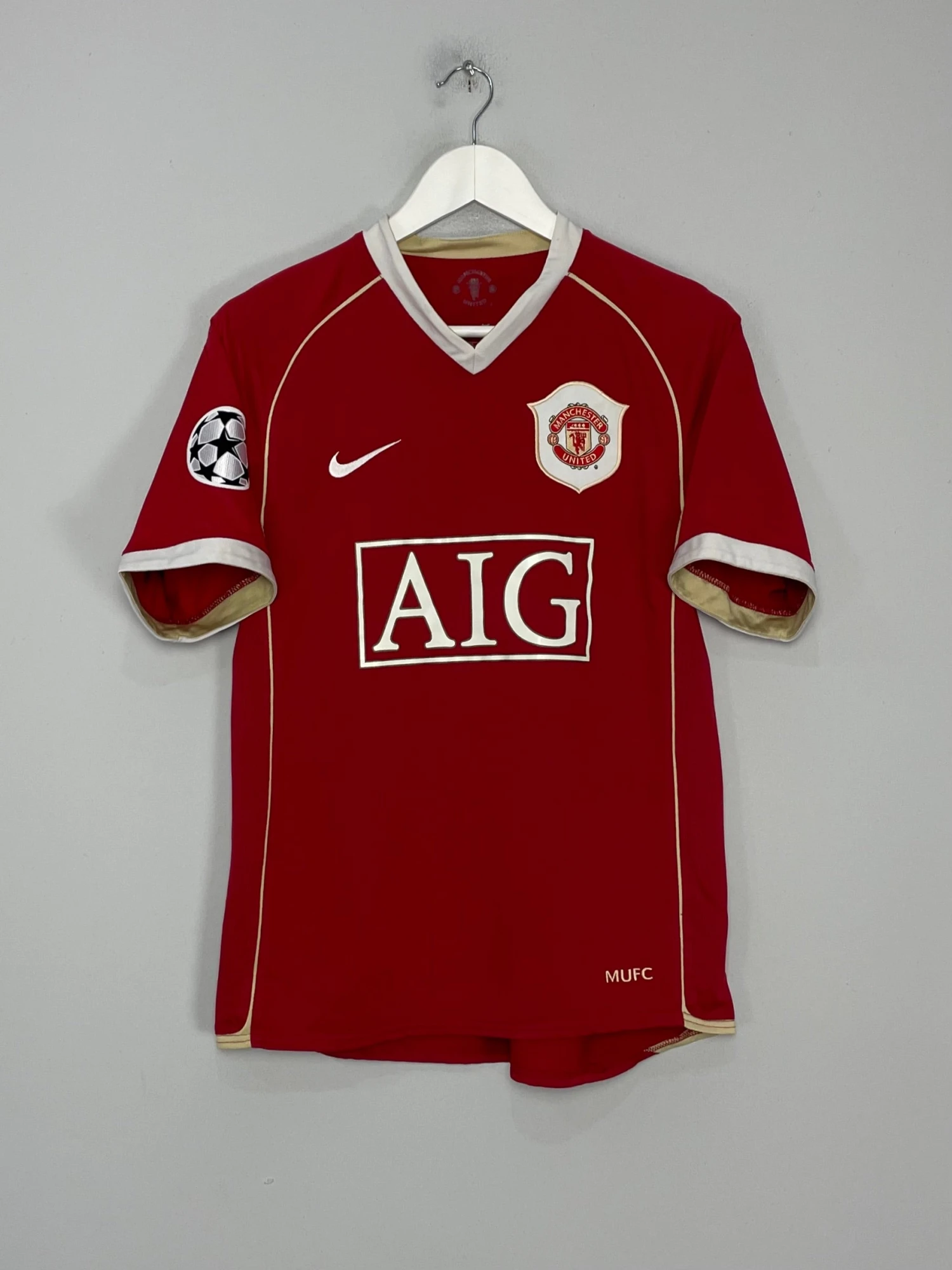 2006/07 MANCHESTER UNITED RONALDO #7 C/L HOME SHIRT (S) NIKE(2006 07 Manchester United Ronaldo 7 C L Home Shirt S Nike352) 5 2006/07 MANCHESTER UNITED RONALDO #7 C/L HOME SHIRT (S) NIKE(2006 07 Manchester United Ronaldo 7 C L Home Shirt S Nike352) - Image 3