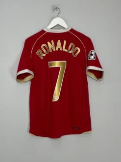 2006/07 MANCHESTER UNITED RONALDO #7 C/L HOME SHIRT (S) NIKE(2006 07 Manchester United Ronaldo 7 C L Home Shirt S Nike352)
