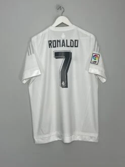 2015/16 REAL MADRID RONALDO #7 HOME SHIRT (XL) ADIDAS(2015 16 Real Madrid Ronaldo 7 Home Shirt Xl Adidas249)
