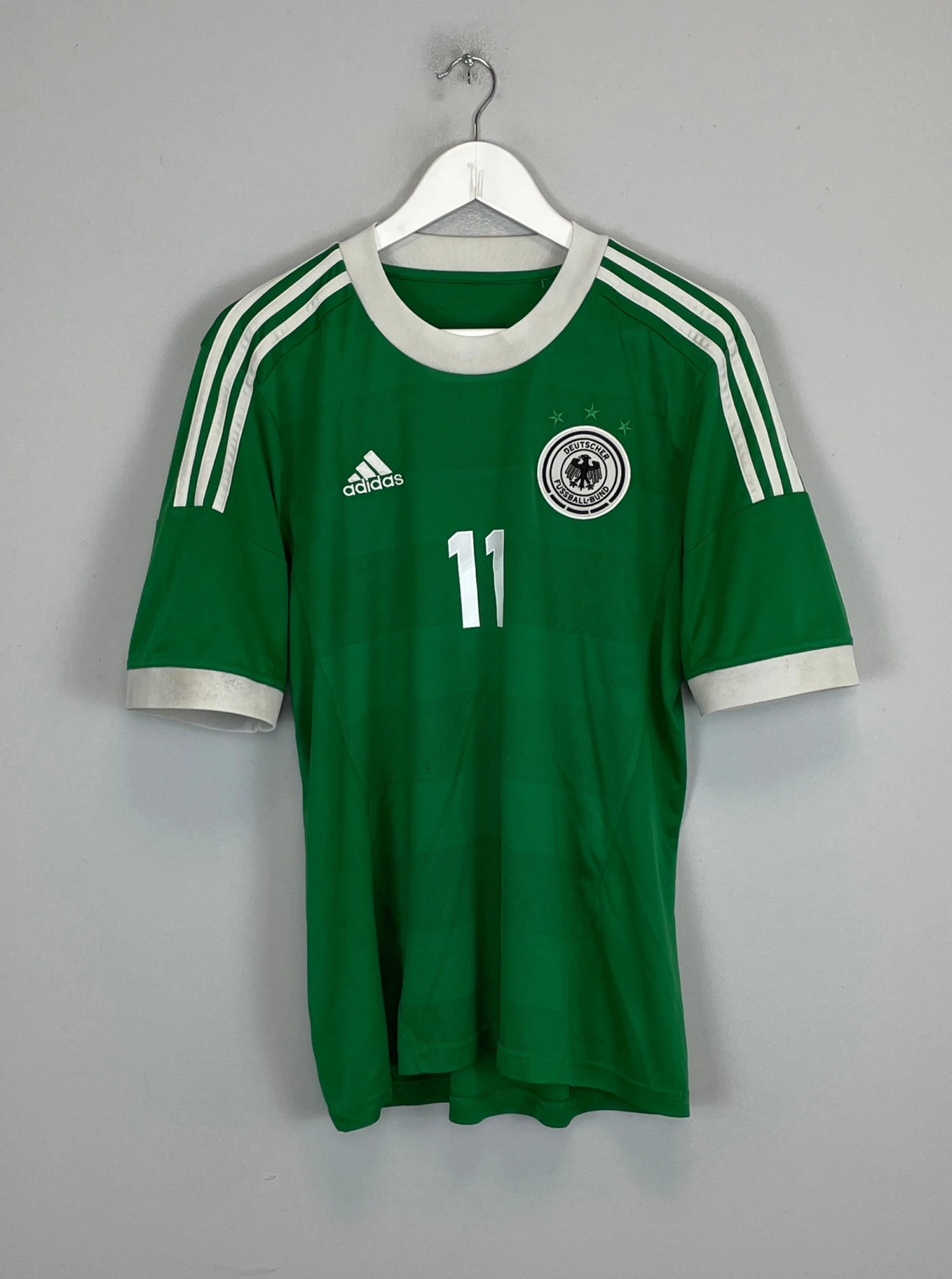 2012/13 GERMANY KLOSE #11 AWAY SHIRT (M) ADIDAS(2012 13 Germany Klose 11 Away Shirt M Adidas3634) 4 2012/13 GERMANY KLOSE #11 AWAY SHIRT (M) ADIDAS(2012 13 Germany Klose 11 Away Shirt M Adidas3634) - Image 2