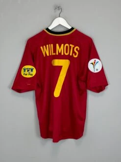 UMBRO 2000/02 BELGIUM WILMOTS #7 HOME SHIRT (S) NIKE(2000 02 Belgium Wilmots 7 Home Shirt S Nike3463)