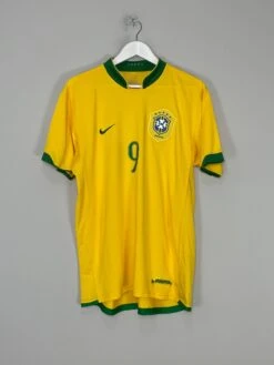 2006/08 BRAZIL RONALDO #9 HOME SHIRT (L) NIKE(2006 08 Brazil Ronaldo 9 Home Shirt L Nike75) -Cultkits Shop IMG 4583 b2d1ffd4 17a8 465a a8aa 36aaf44a915f