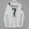 2015/16 REAL MADRID RONALDO #7 *BNWT* L/S HOME SHIRT (L) ADIDAS(2015 16 Real Madrid Ronaldo 7 Bnwt L S Home Shirt L Adidas35) -Cultkits Shop IMG 4588 b1423e18 aa08 4dcf b526 c5264beec0da