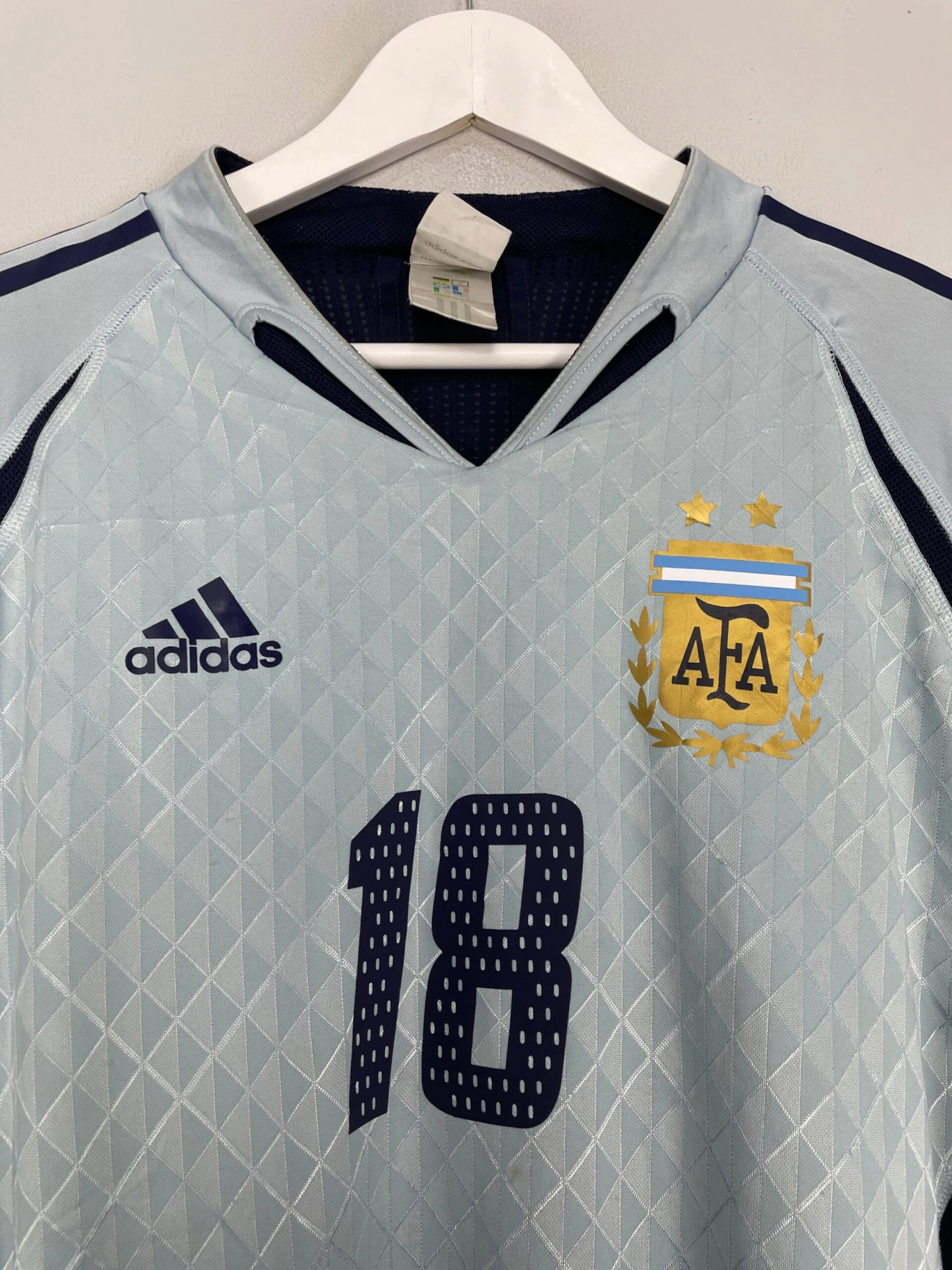 2004/05 ARGENTINA LUX #18 *PLAYER ISSUE* GK SHIRT (M) ADIDAS(2004 05 Argentina Lux 18 Player Issue Gk Shirt M Adidas65) 5 2004/05 ARGENTINA LUX #18 *PLAYER ISSUE* GK SHIRT (M) ADIDAS(2004 05 Argentina Lux 18 Player Issue Gk Shirt M Adidas65) - Image 3