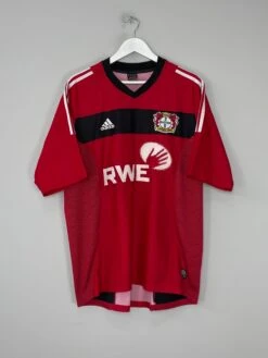 2002/04 BAYER LEVERKUSEN HOME SHIRT (XL) ADIDAS(2002 04 Bayer Leverkusen Home Shirt Xl Adidas4523)