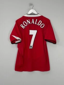2004/06 MANCHESTER UNITED RONALDO #7 HOME SHIRT (L) NIKE(2004 06 Manchester United Ronaldo 7 Home Shirt L Nike64)