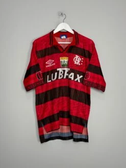 1995/96 FLAMENGO *CENTENARY* HOME SHIRT (XL) UMBRO(1995 96 Flamengo Centenary Home Shirt Xl Umbro67)