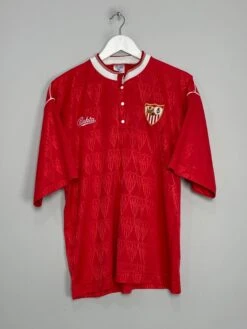 1990/92 SEVILLA MARADONA #10 AWAY SHIRT (M) BUKTA(1990 92 Sevilla Maradona 10 Away Shirt M Bukta67)