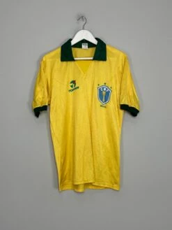 1985/88 BRAZIL HOME SHIRT (M) TOPPER(1985 88 Brazil Home Shirt M Topper67)