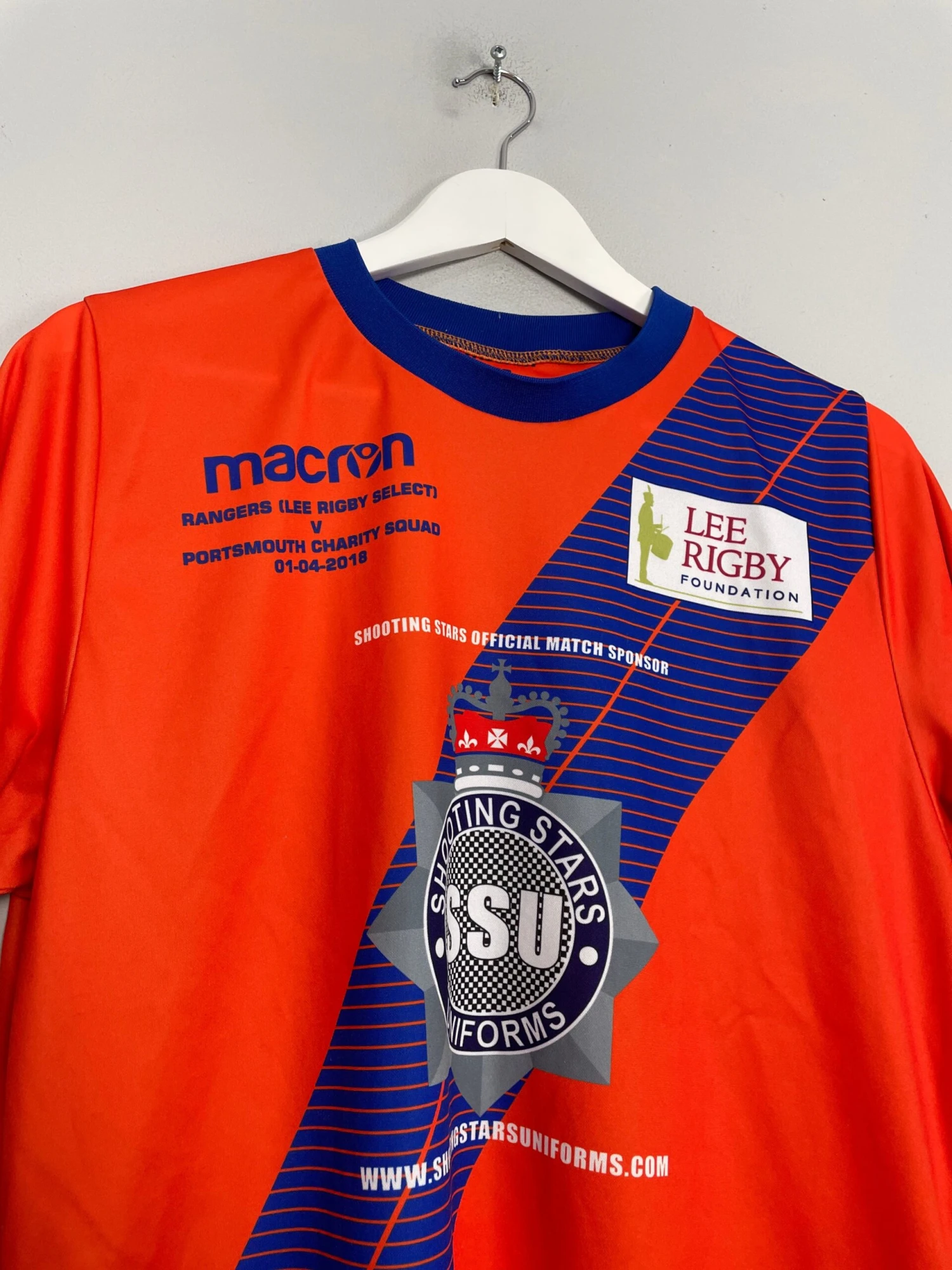 2018/19 SHOOTING STARS CHARITY SHIRT (M) MACRON(2018 2019 Shooting Stars Charity Shirt M Macron) 4 2018/19 SHOOTING STARS CHARITY SHIRT (M) MACRON(2018 2019 Shooting Stars Charity Shirt M Macron) - Image 2