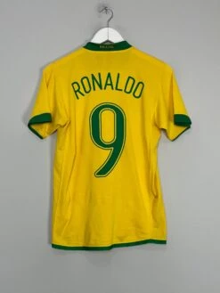 2006/08 BRAZIL RONALDO #9 HOME SHIRT (S) NIKE(2006 08 Brazil Ronaldo 9 Home Shirt S Nike5235)