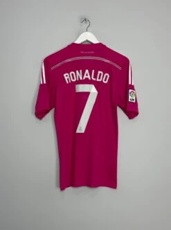 2014/15 REAL MADRID RONALDO #7 AWAY SHIRT (S) ADIDAS(2014 15 Real Madrid Ronaldo 7 Away Shirt S Adidas33)