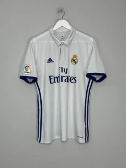 2016/17 REAL MADRID RONALDO #7 HOME SHIRT (L) ADIDAS(2016 17 Real Madrid Ronaldo 7 Home Shirt L Adidas35) -Cultkits Shop IMG 5137 b626bba5 f083 40c4 b834 26f1f128d727