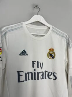 2015/16 REAL MADRID RONALDO #7 L/S HOME SHIRT (M) ADIDAS(2015 16 Real Madrid Ronaldo 7 L S Home Shirt M Adidas23) -Cultkits Shop IMG 5154