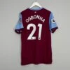 2019/20 WEST HAM OGBONNA #21 *MATCH ISSUE* HOME SHIRT (L) UMBRO(2019 2020 West Ham Ogbonna 21 Player Issue Home Shirt L Umbro) -Cultkits Shop IMG 5194