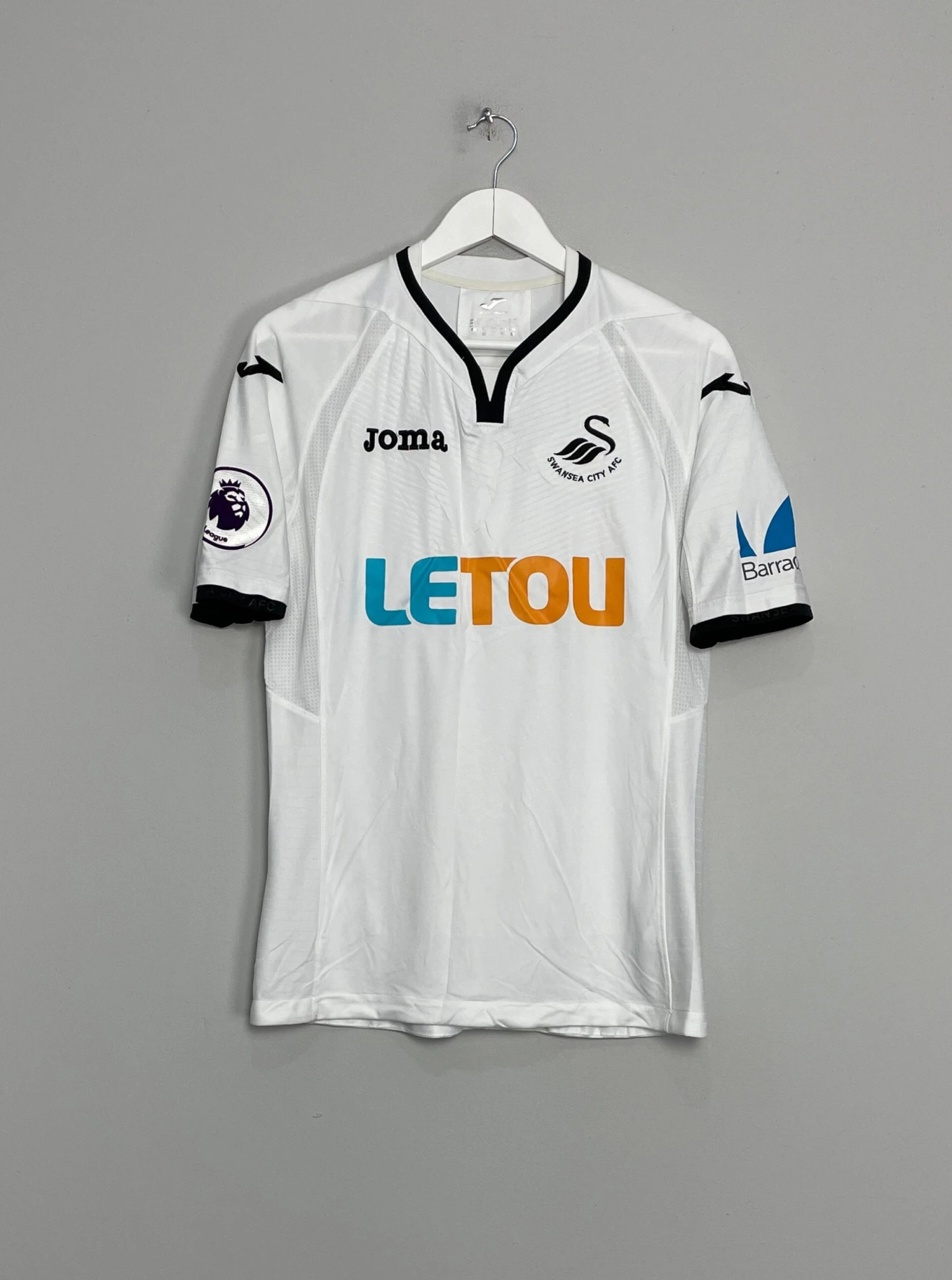 2017/18 SWANSEA CITY KING #26 *MATCH ISSUE* HOME SHIRT (M) JOMA(2017 2018 Swansea King 26 Player Issue Home Shirt M Joma) 5 2017/18 SWANSEA CITY KING #26 *MATCH ISSUE* HOME SHIRT (M) JOMA(2017 2018 Swansea King 26 Player Issue Home Shirt M Joma) - Image 3