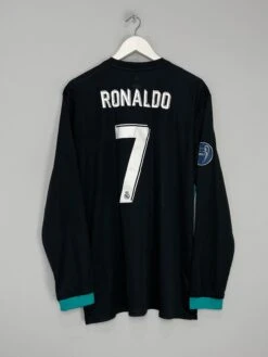 2017/18 REAL MADRID RONALDO #7 L/S AWAY SHIRT (XXL) ADIDAS(2017 18 Real Madrid Ronaldo 7 L S Away Shirt Xxl Adidas)