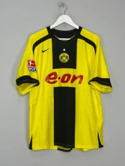 2005/06 DORTMUND BUCKLEY #7 *MATCH ISSUE* HOME SHIRT (L) NIKE(2005 06 Dortmund Buckley 7 Match Issue Home Shirt L Nike 1)