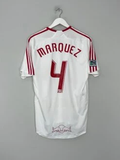 2007/08 NEW YORK RED BULLS R.MARQUEZ #4 HOME SHIRT (M) ADIDAS(2007 08 New York Red Bulls R Marquez 4 Home Shirt M Adidas845)