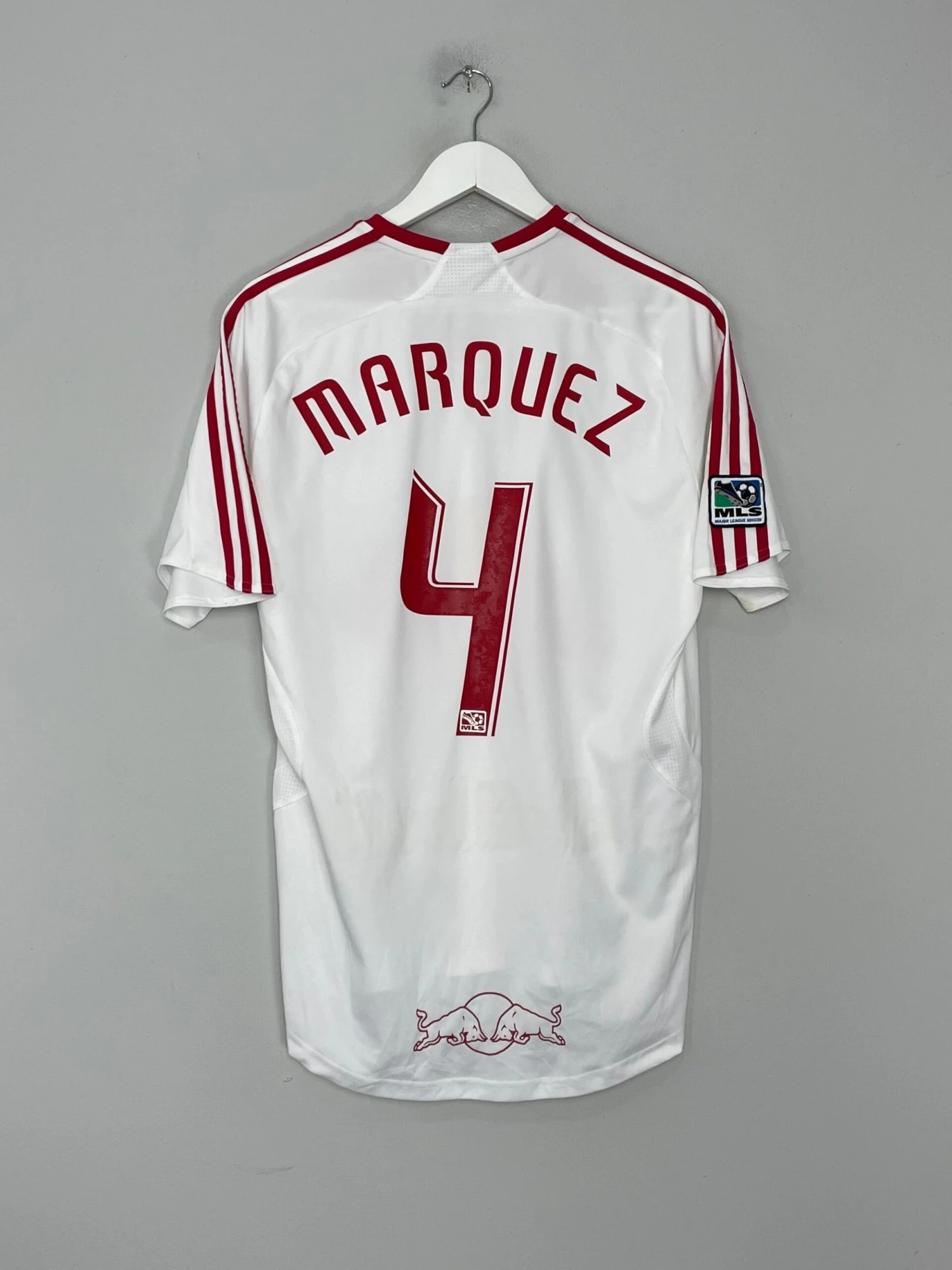 2007/08 NEW YORK RED BULLS R.MARQUEZ #4 HOME SHIRT (M) ADIDAS(2007 08 New York Red Bulls R Marquez 4 Home Shirt M Adidas845) 3 2007/08 NEW YORK RED BULLS R.MARQUEZ #4 HOME SHIRT (M) ADIDAS(2007 08 New York Red Bulls R Marquez 4 Home Shirt M Adidas845)
