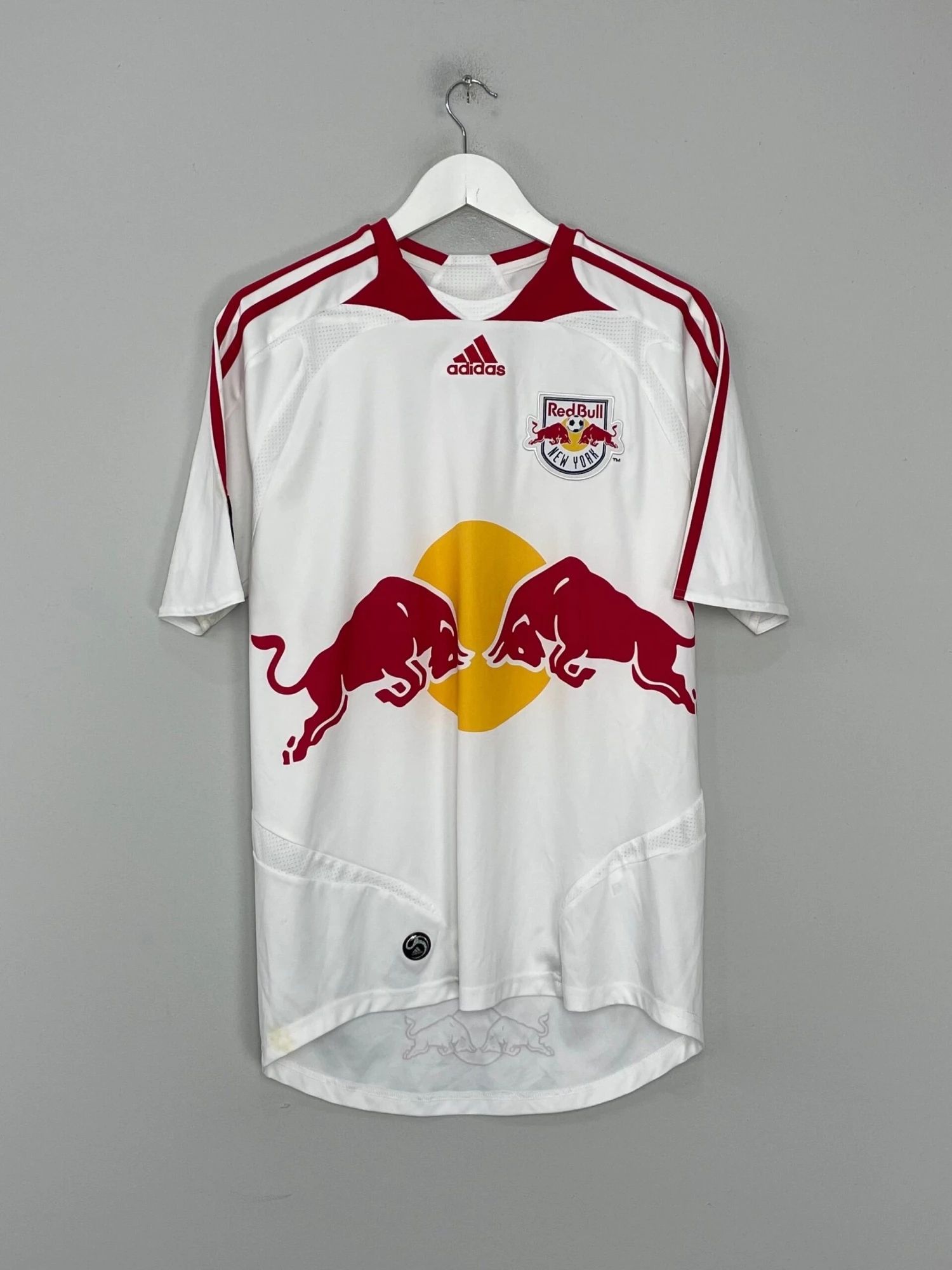 2007/08 NEW YORK RED BULLS R.MARQUEZ #4 HOME SHIRT (M) ADIDAS(2007 08 New York Red Bulls R Marquez 4 Home Shirt M Adidas845) 5 2007/08 NEW YORK RED BULLS R.MARQUEZ #4 HOME SHIRT (M) ADIDAS(2007 08 New York Red Bulls R Marquez 4 Home Shirt M Adidas845) - Image 3