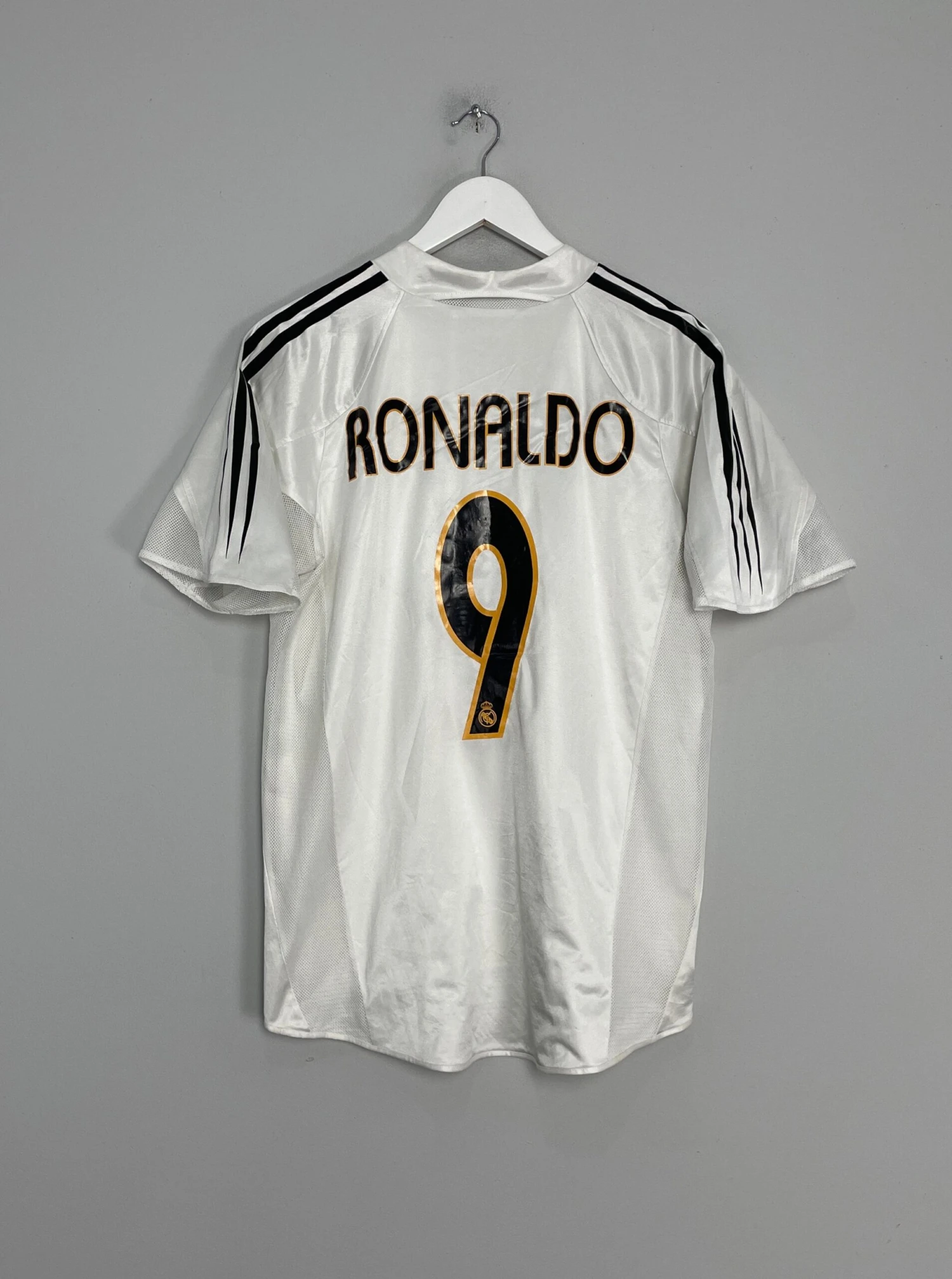 2004/05 REAL MADRID RONALDO #9 *PLAYER ISSUE* HOME SHIRT (L) ADIDAS(2004 05 Real Madrid Ronaldo 9 Home Shirt L Adidas66) 3 2004/05 REAL MADRID RONALDO #9 *PLAYER ISSUE* HOME SHIRT (L) ADIDAS(2004 05 Real Madrid Ronaldo 9 Home Shirt L Adidas66)