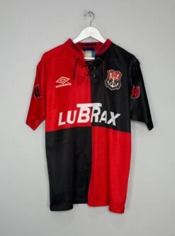 1995 FLAMENGO #100 CENTENARY SHIRT (XL) UMBRO(1995 Flamengo 100 Centenary Shirt Xl Umbro)
