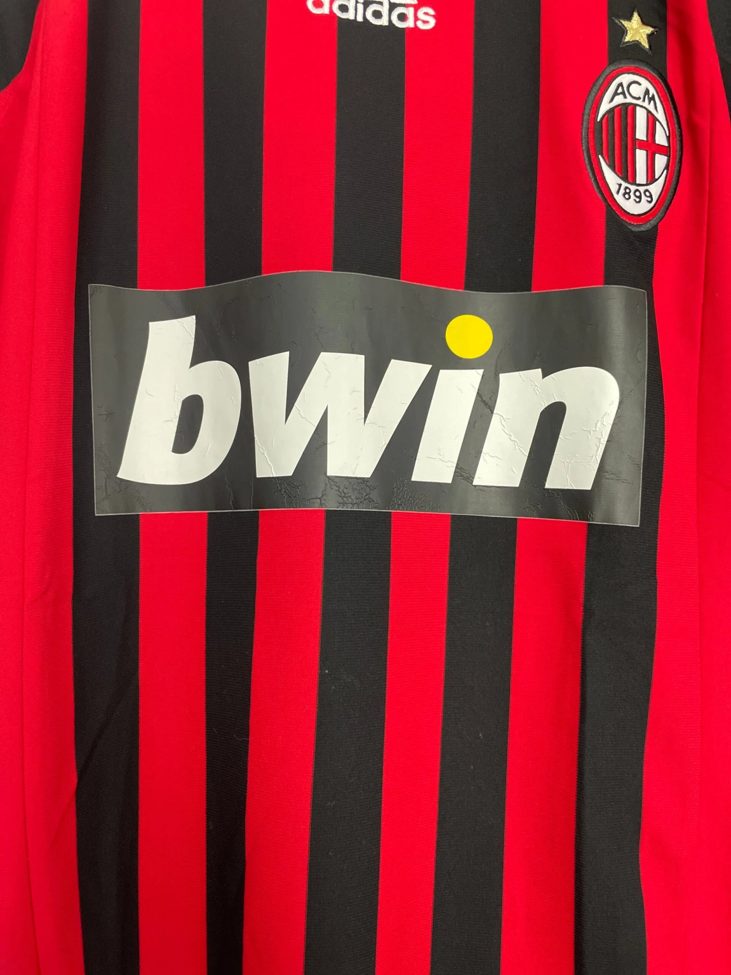 2007/08 AC MILAN RONALDO #99 HOME SHIRT (L) ADIDAS(2007 2008 Ac Milan Ronaldo 99 Home Shirt L Adidas) 7 2007/08 AC MILAN RONALDO #99 HOME SHIRT (L) ADIDAS(2007 2008 Ac Milan Ronaldo 99 Home Shirt L Adidas) - Image 5