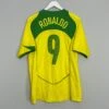 2004/05 BRAZIL RONALDO #9 HOME SHIRT (L) NIKE(2004 2005 Brazil Ronaldo 9 Home Shirt L Nike) -Cultkits Shop IMG 6424