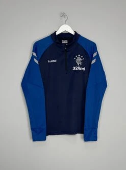 2018/19 RANGERS 1/4 ZIP TRAINING TOP (M) HUMMEL(2018 2019 Rangers 1 4 Zip Training Top M Hummel)