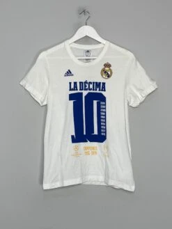 2014/15 REAL MADRID 'LA DECIMA' T-SHIRT (S) ADIDAS(2014 15 Real Madrid La Decima T Shirt S Adidas245)