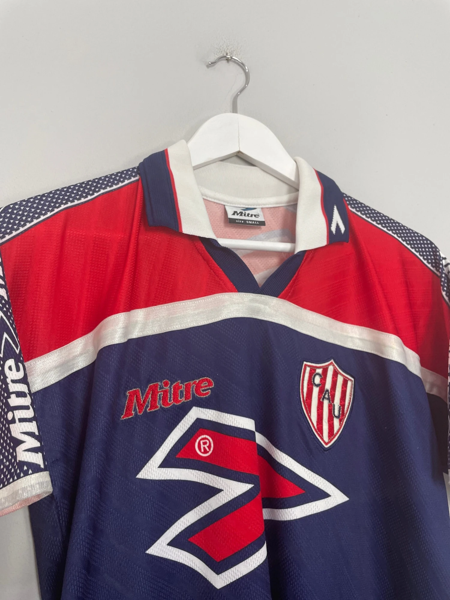 2000/01 UNION DE SANTA FE #9 HOME SHIRT (S) MITRE(2000 01 Union De Santa Fe 9 Home Shirt S Mitre) 4 2000/01 UNION DE SANTA FE #9 HOME SHIRT (S) MITRE(2000 01 Union De Santa Fe 9 Home Shirt S Mitre) - Image 2