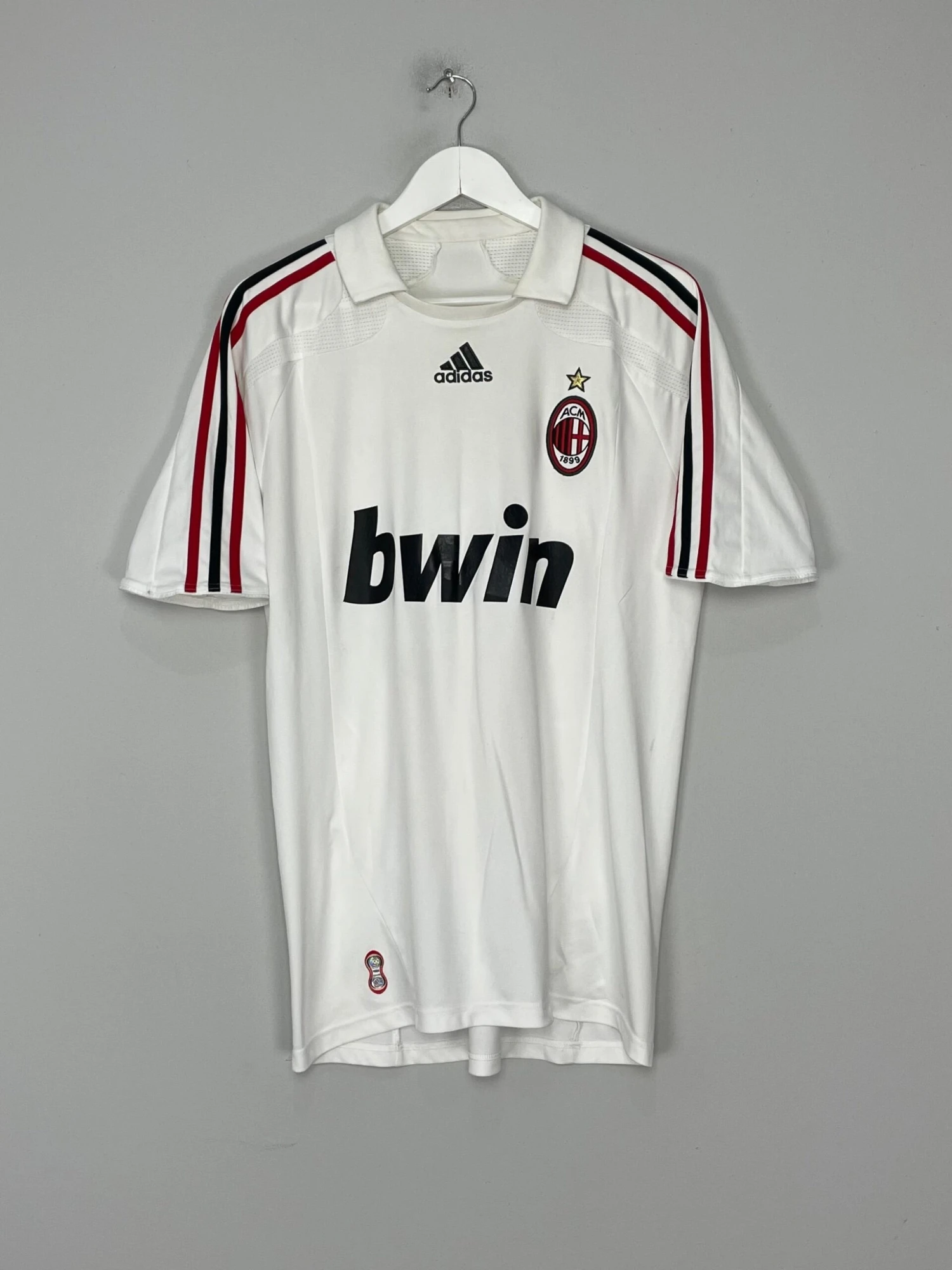 2007/08 AC MILAN RONALDO #99 AWAY SHIRT (M) ADIDAS(2007 08 Ac Milan Ronaldo 99 Away Shirt M Adidas) 5 2007/08 AC MILAN RONALDO #99 AWAY SHIRT (M) ADIDAS(2007 08 Ac Milan Ronaldo 99 Away Shirt M Adidas) - Image 3