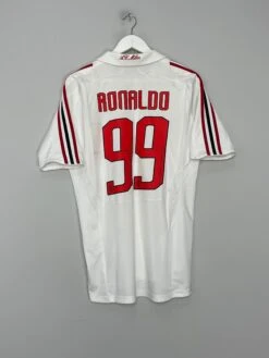 2007/08 AC MILAN RONALDO #99 AWAY SHIRT (M) ADIDAS(2007 08 Ac Milan Ronaldo 99 Away Shirt M Adidas)