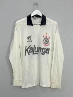 1990/92 CORINTHIANS #10 L/S HOME SHIRT (M) FINTA(1990 92 Corinthians 10 L S Home Shirt M Finta45)