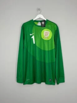 2013/14 ENGLAND HART #1 *150 YEARS* BNWT GK SHIRT (XL) NIKE(2013 2014 England Hart 1 150 Years Bnwt Gk Shirt Xl Nike)