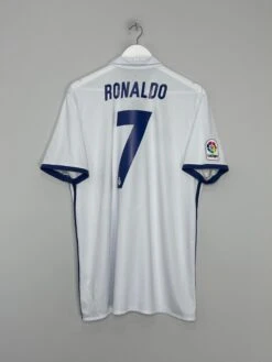 2016/17 REAL MADRID RONALDO #7 HOME SHIRT (XL) ADIDAS(2016 17 Real Madrid Ronaldo 7 Home Shirt Xl Adidas145)